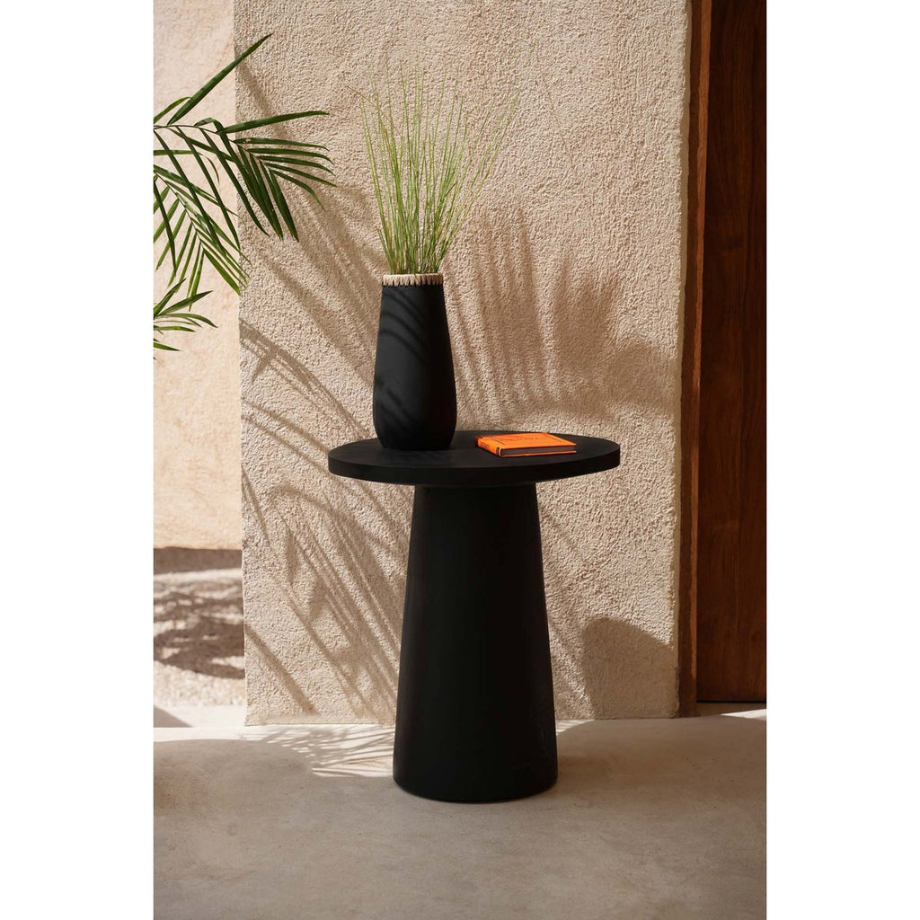 The Sneaky Vase - Zwart Naturel - L
