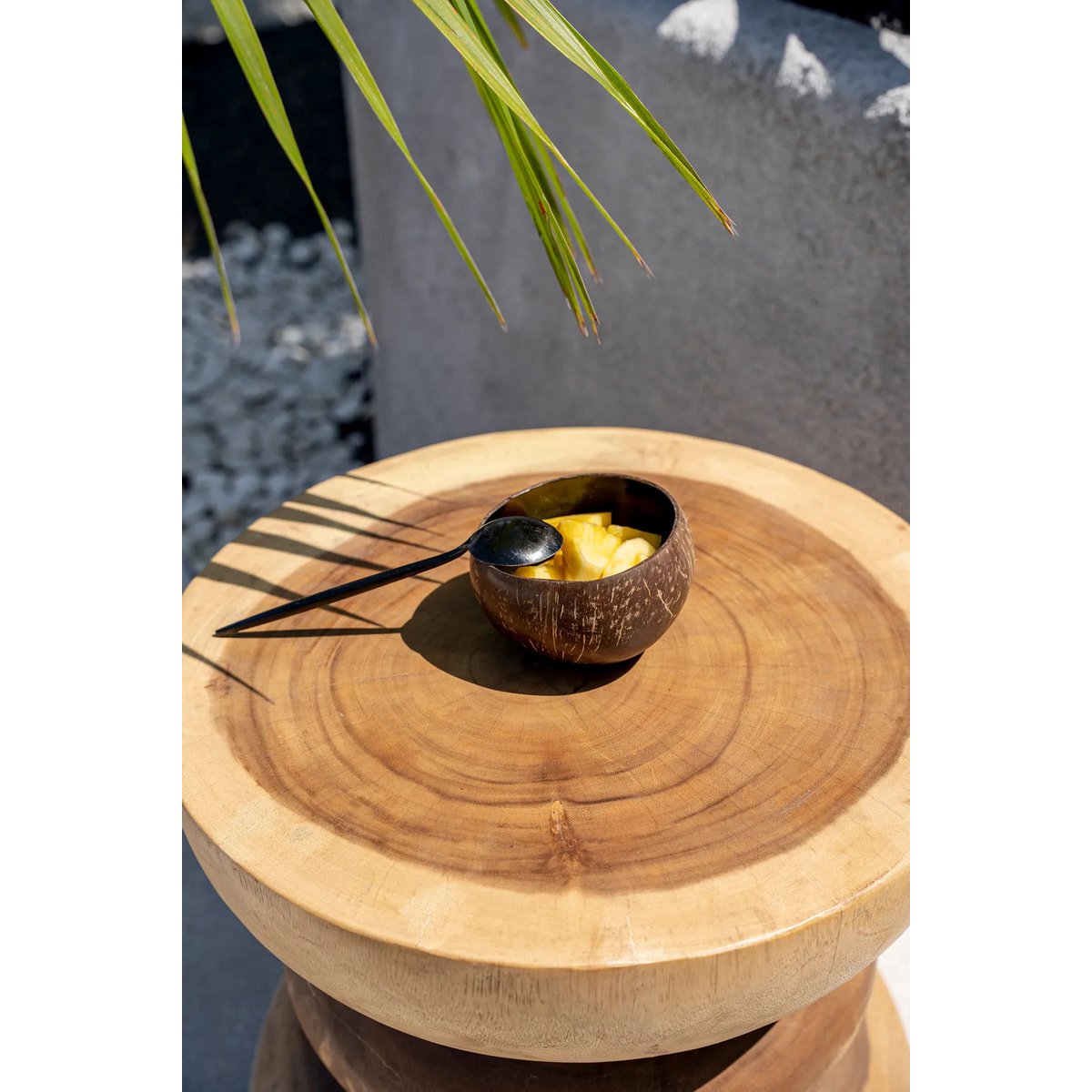 De Coco Voerbak - Naturel Zwart