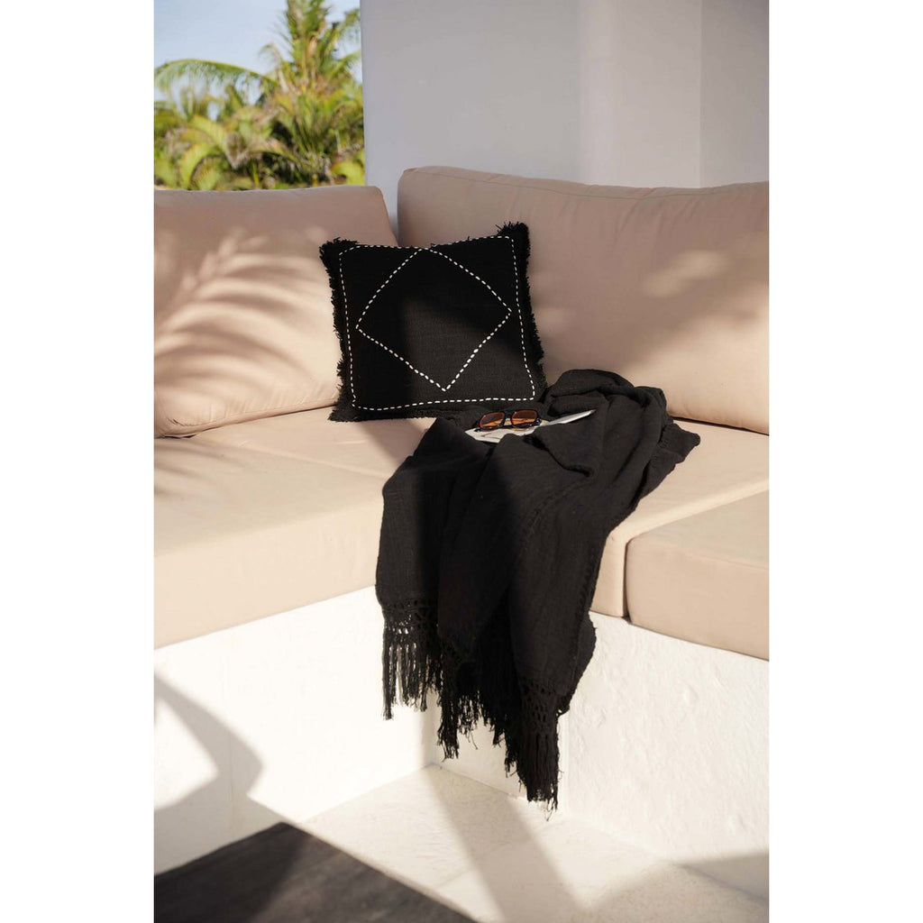 De Gypsy Bedsprei - Zwart