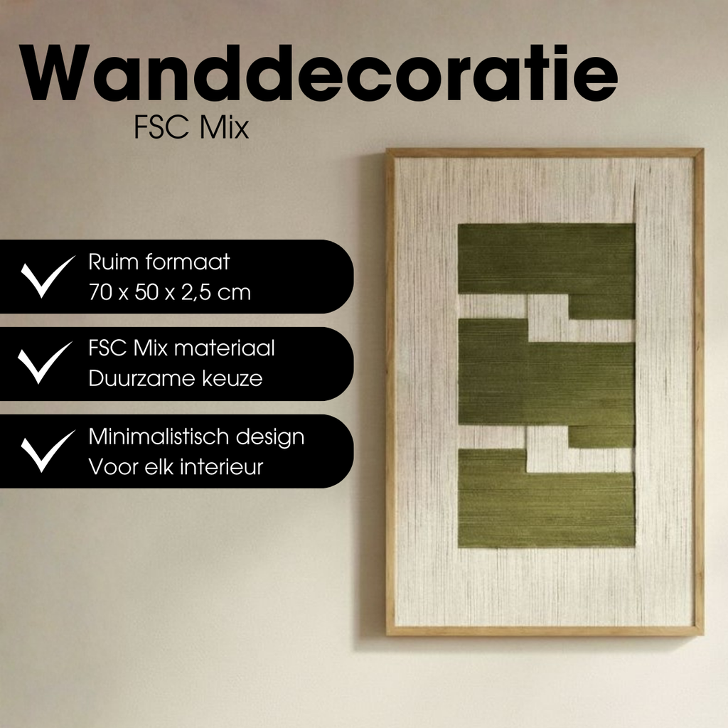 Wanddecoratie  Groen