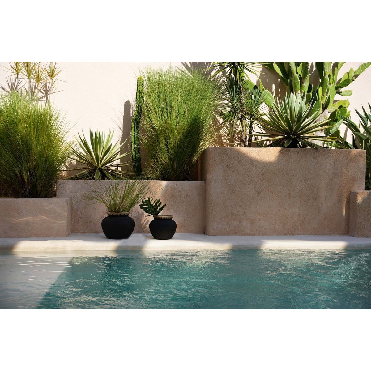 De Styly Vaas - Zwart Naturel - M