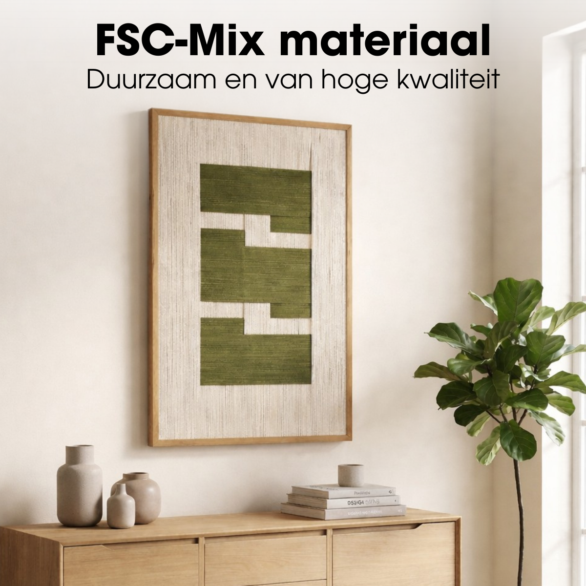 Wanddecoratie  Groen