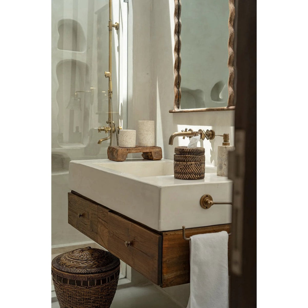 The Colonial Tissue Box - Natuurlijk bruin