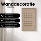Wanddecoratie  Donkerbruin