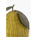Opbergmand set Geel Rotan hout