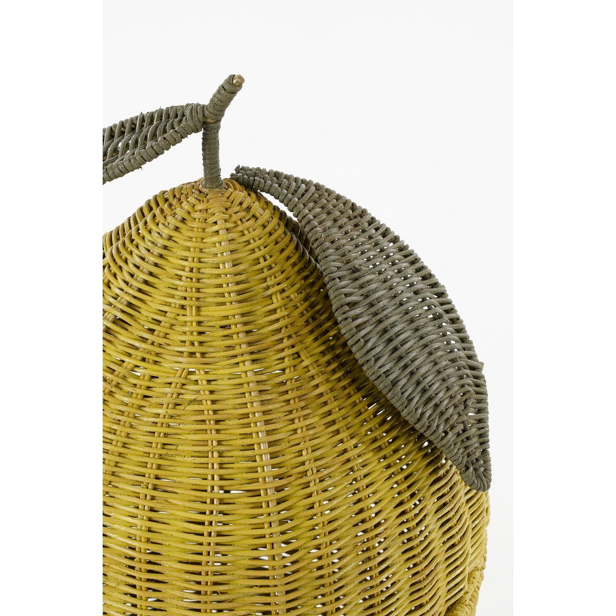 Opbergmand set Geel Rotan hout