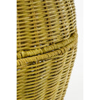 Opbergmand set Geel Rotan hout