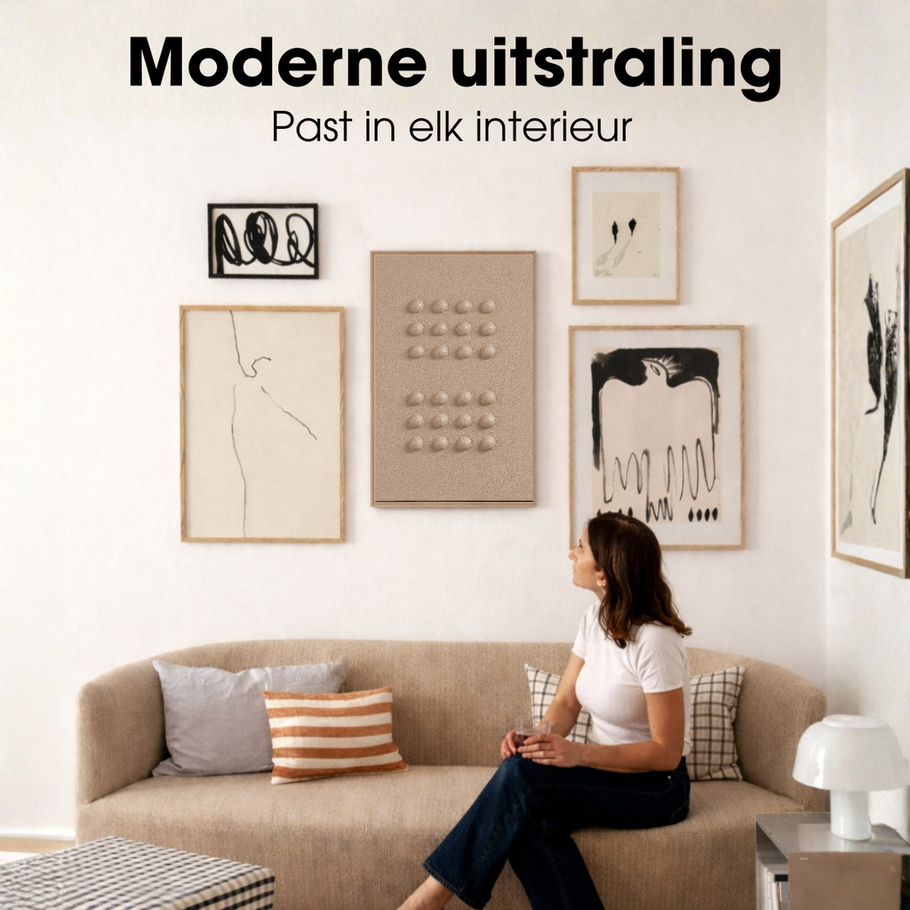 Wanddecoratie  Donkerbruin