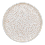Dienblad - Dienblad, bamboe/capiz, beige, 40x40x3,5 cm