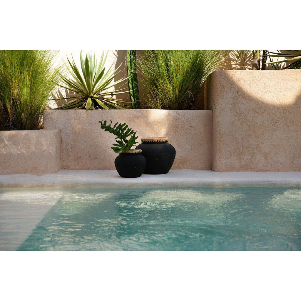 The Styly Vase - Black Natural - S