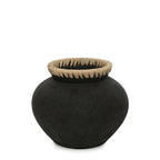 De Styly Vaas - Zwart Naturel - M