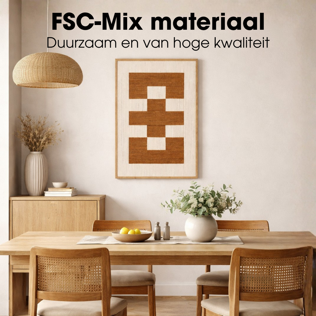Wanddecoratie  Bruin