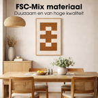Wanddecoratie  Bruin