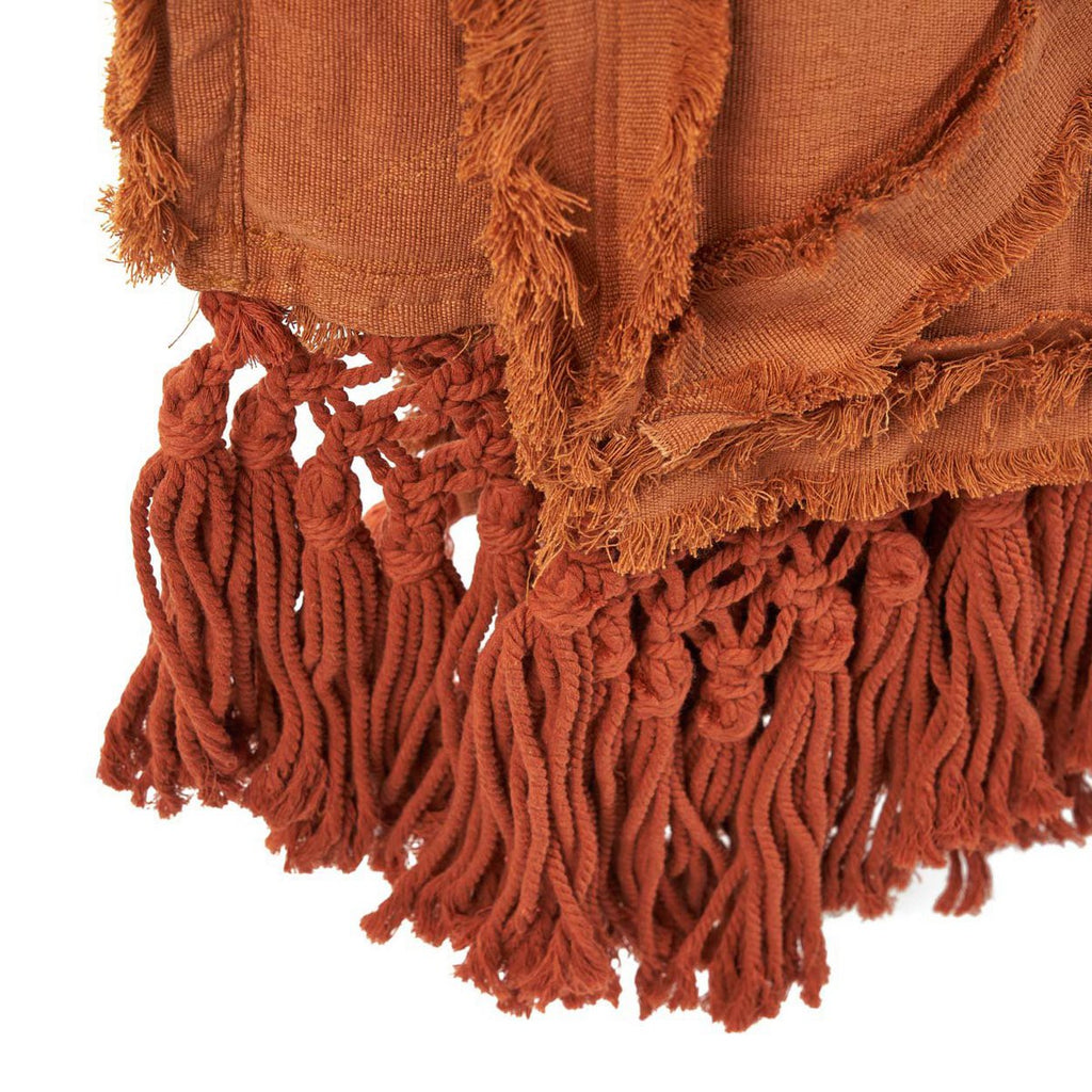 De Berber-bedsprei - Terracotta