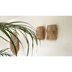 De Abaca Wandappliqué - Naturel - S