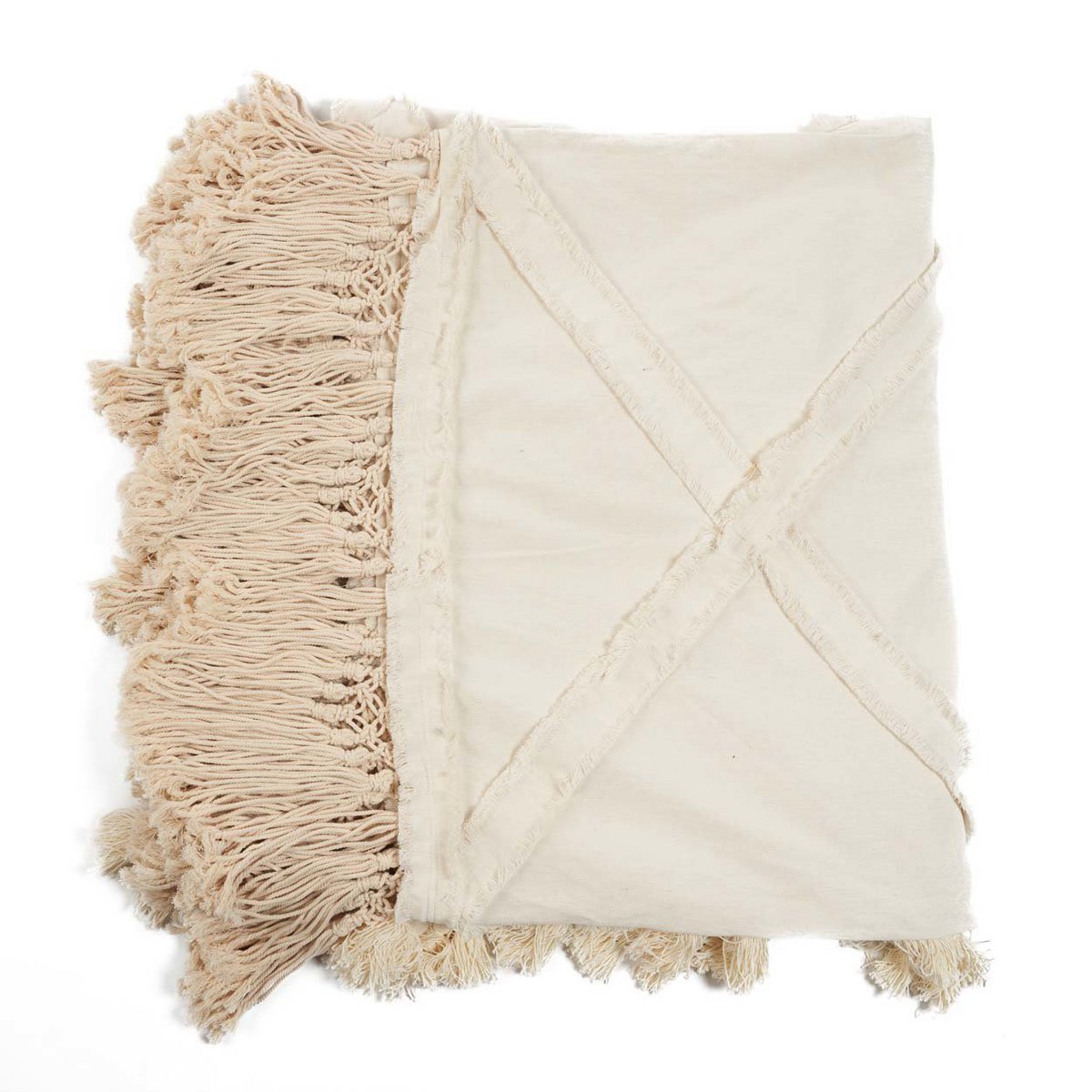 De Berber Bedsprei - Naturel