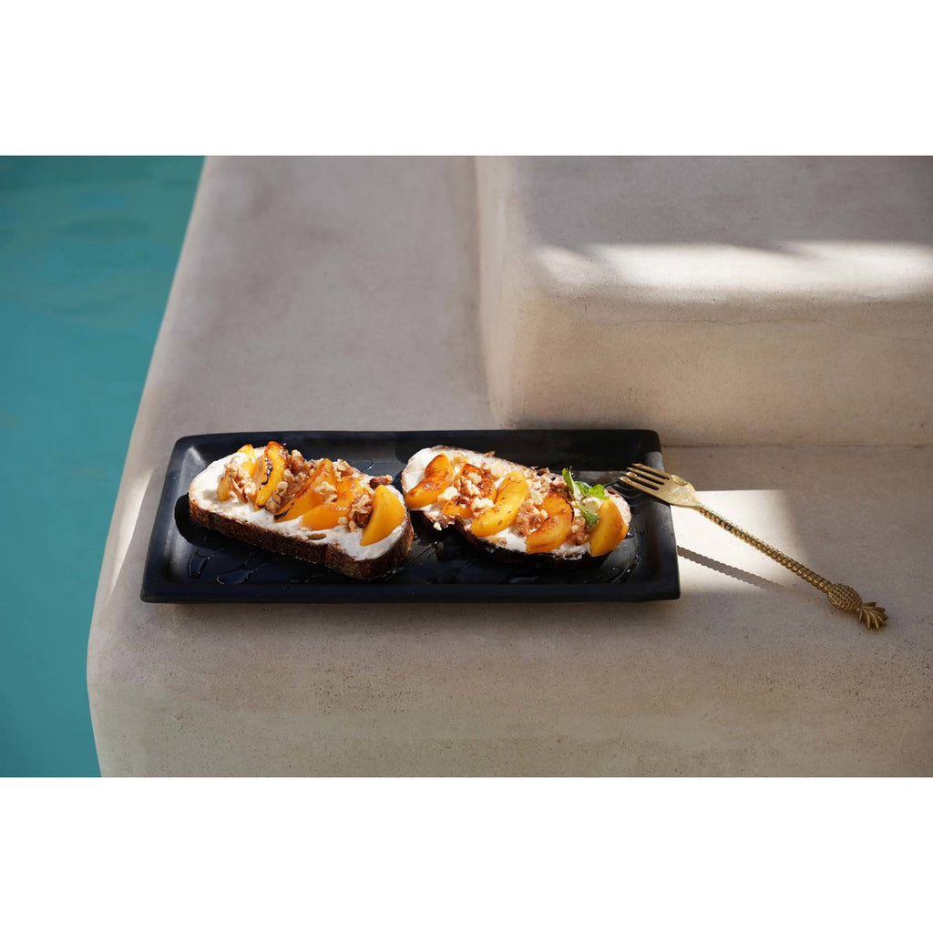 The Burned Sushi Bord - Zwart - L